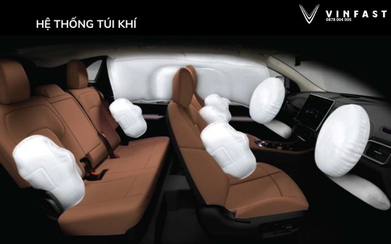 Hệ Thống Túi Khí Trên Vinfast VF8