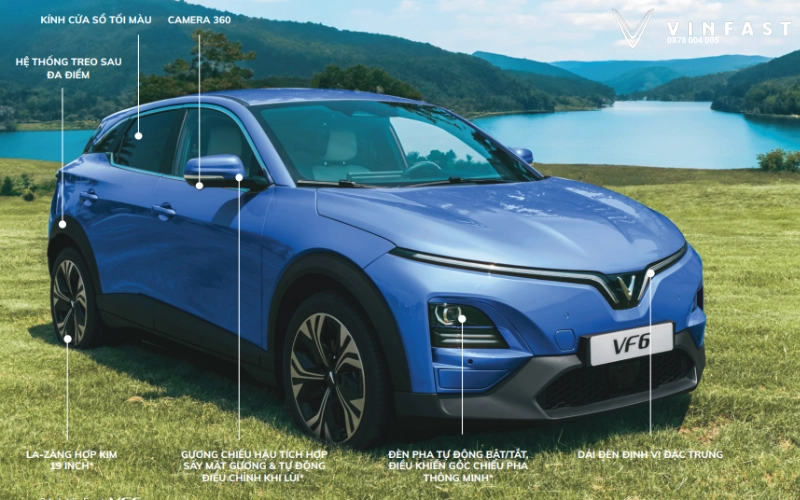 đầu xe vinfast vf6