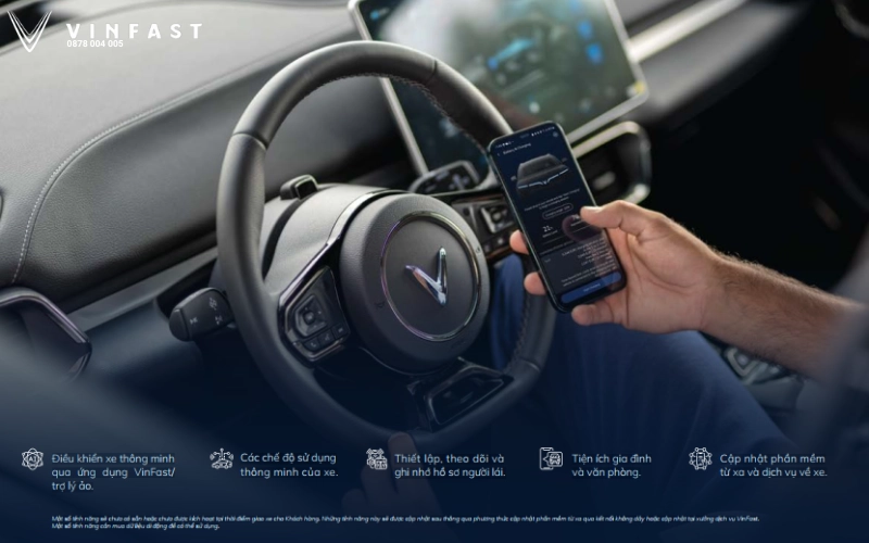 Kết Nối Vinfast VF8 Với Smartphone