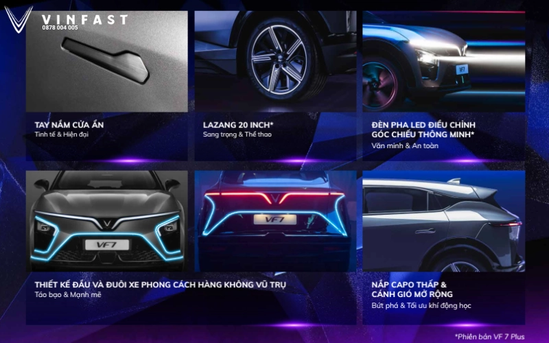 Thiết kế ngoại hình Vinfast VF7