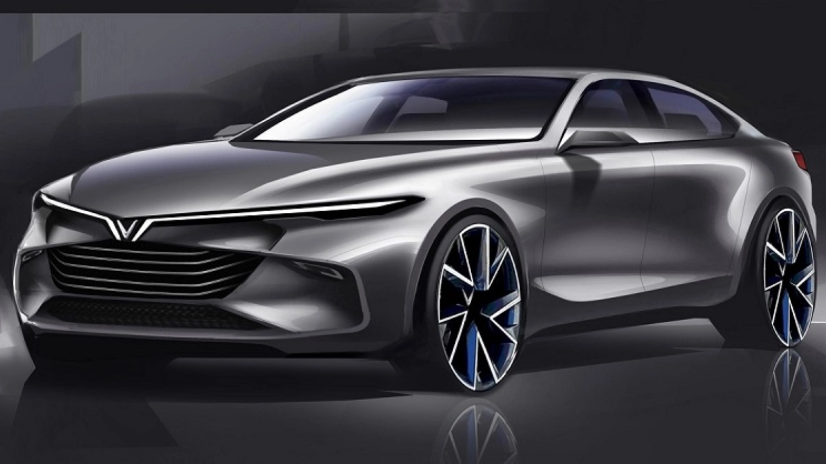 logo trên ô tô vinfast