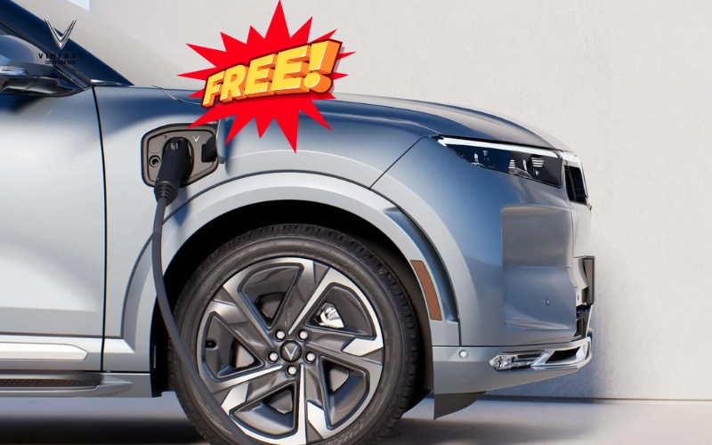 Chính sách thu cũ đổi mới Vinfast VF9 - miễn phí sạc 2 năm